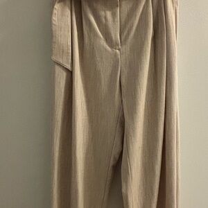 Elegant Beige Women's Pants
